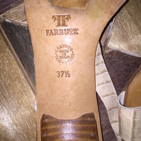 Farrtux  Women’s Ankle Sandals Sz. 7 - Picture 7 of 8